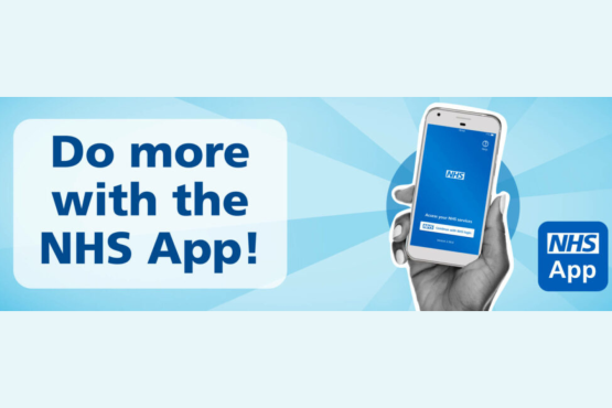 poster to advertise the nhs app