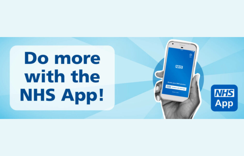 poster to advertise the nhs app